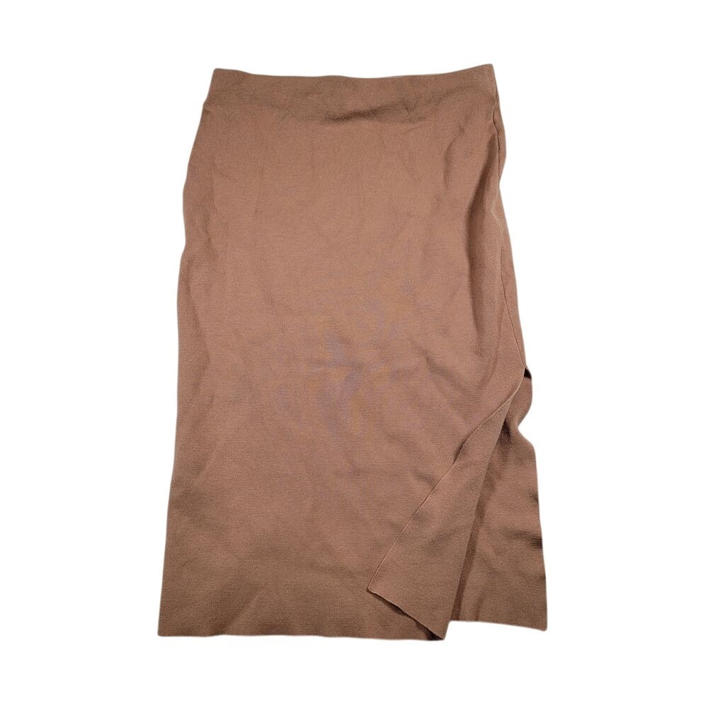 House of Harlow 1960 Bodycon Pencil Skirt Sz L Large Nude Tan